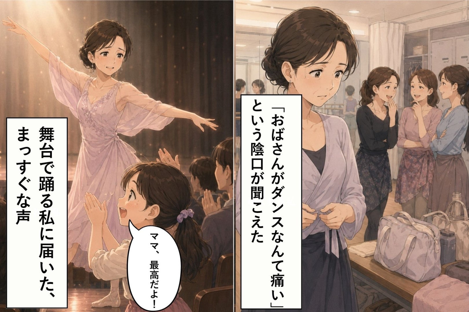 「おばさんがダンスなんて痛い」と言われた私→発表会で娘が放った一言