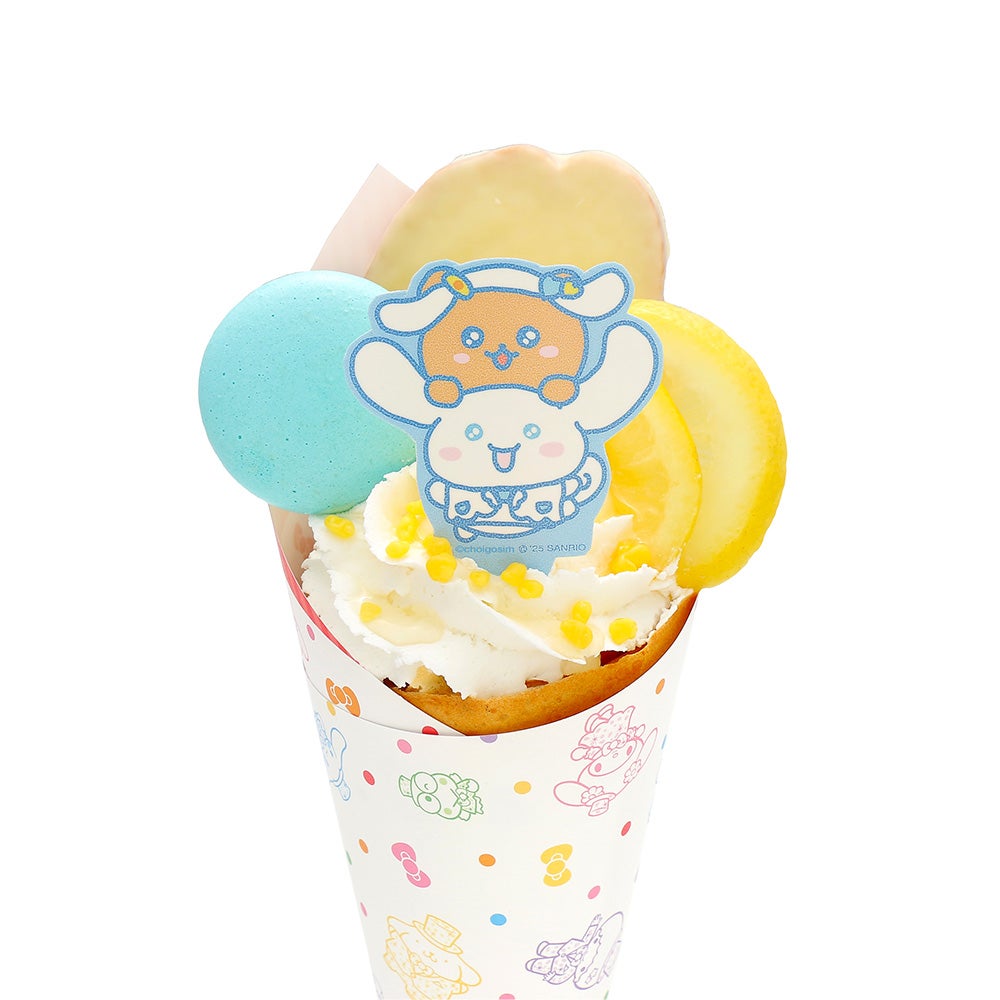 シナモロール×くまゴシムのハニーレモンヨーグルトクレープ 880円（C）2025 SANRIO CO., LTD. APPROVAL No.P1602284 （C）choigosim