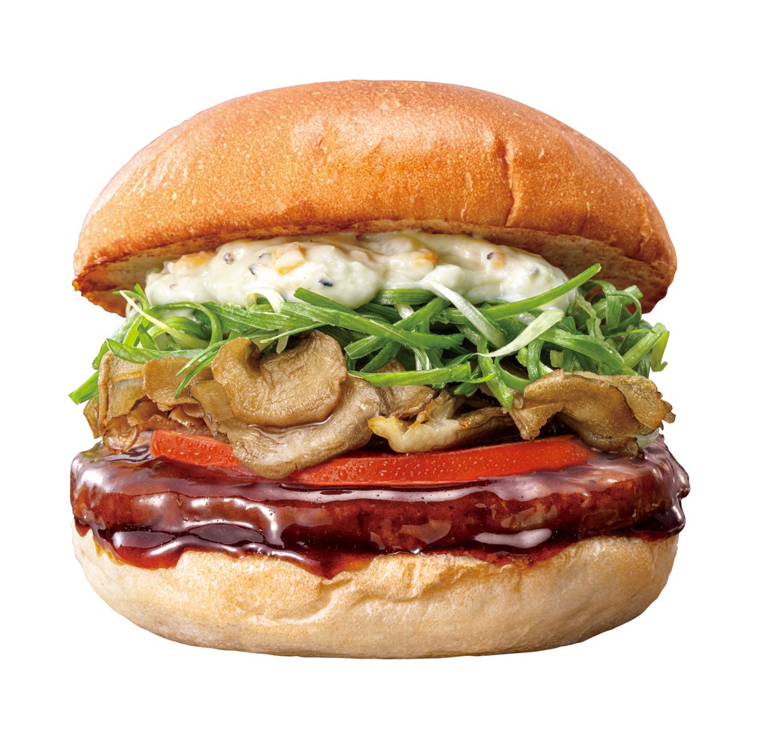 ゼッテリア「和バーガーフェア」第一弾は「山葵タルタル舞茸ビーフバーガー」 本わさびの辛み×濃厚てりやきが好相性