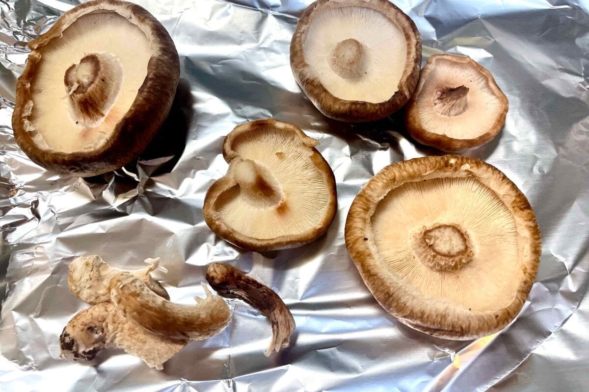 しいたけのマヨチーズ焼き