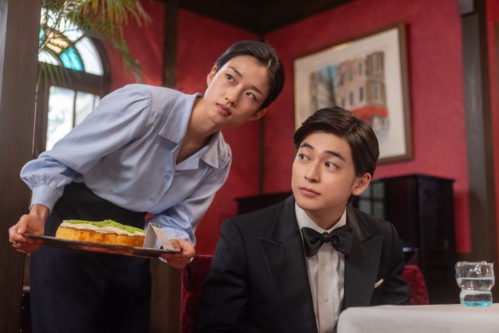 河合優実、高橋文哉「あんぱん」特別編第1回(C)NHK