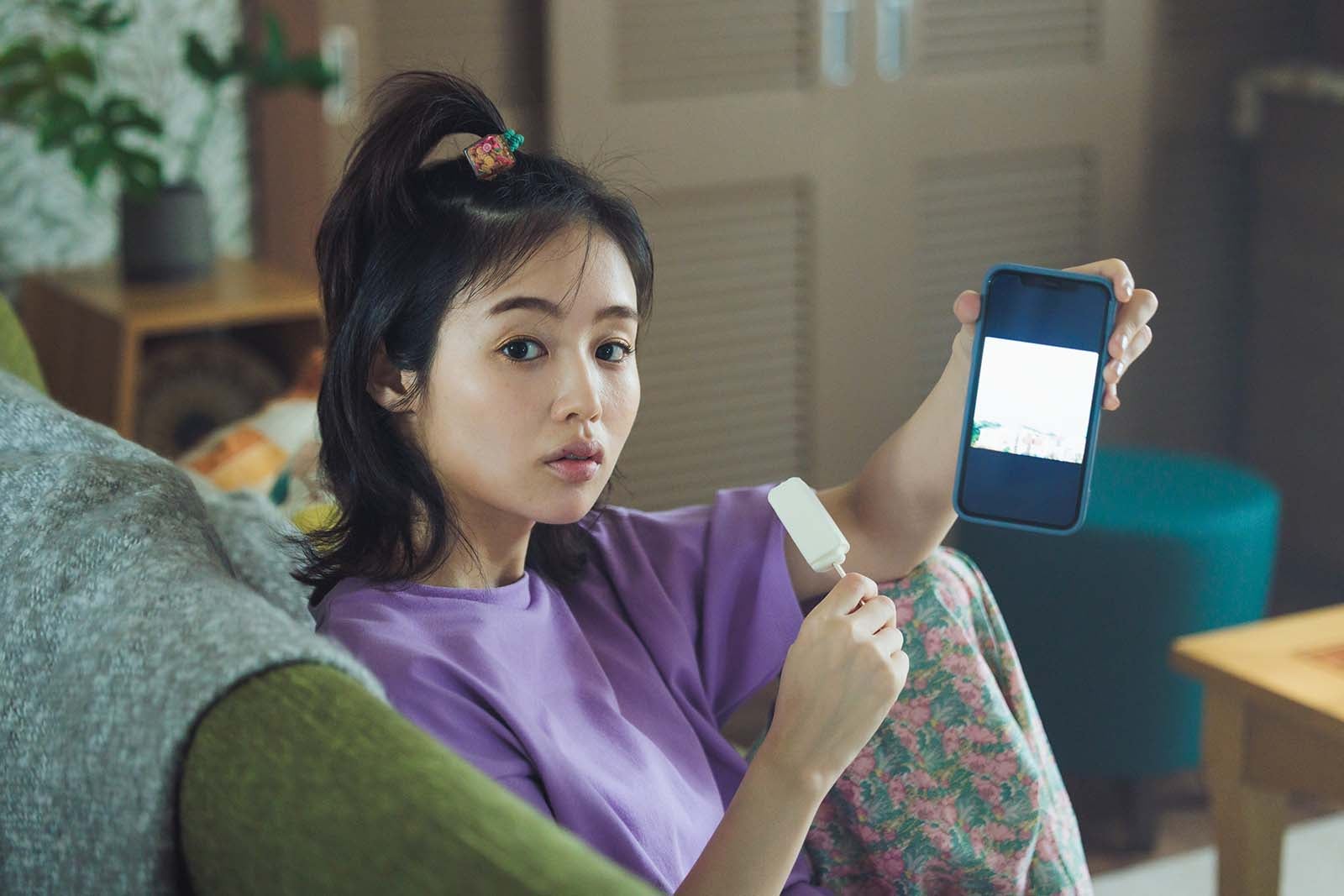 藤原さくら「こっち向いてよ向井くん」第1話より（C）日本テレビ