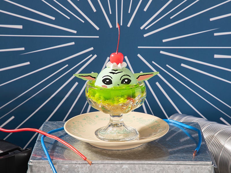 ＜グローグー＞フォースを秘めた？ミルクプリン　税込1,390円（C） &amp; TM Lucasfilm Ltd.