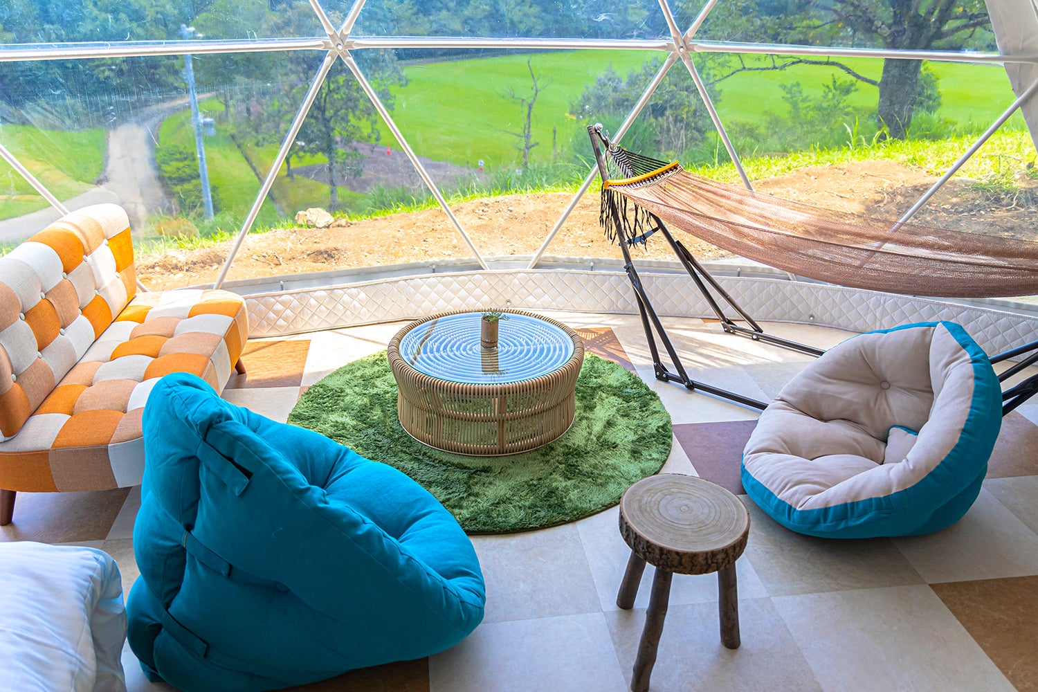 宮崎「ほけだけグランピング～和泉の毬花～」専用サウナ＆愛犬可ドッグラン付き客室など全4棟