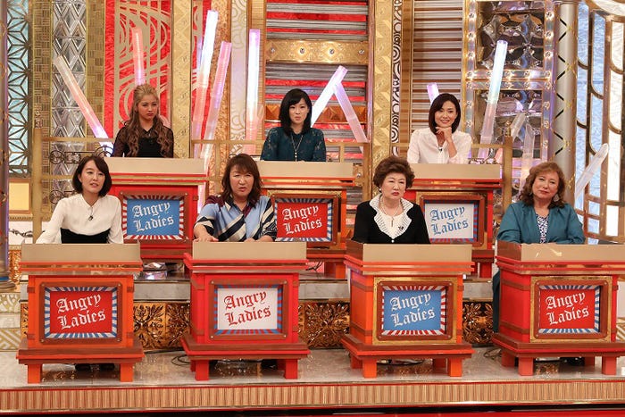 (上段左から)ゆきぽよ、上西小百合、金子恵美(下段左から)中村仁美、北斗晶、池坊保子、キャシー中島(画像提供:関西テレビ)