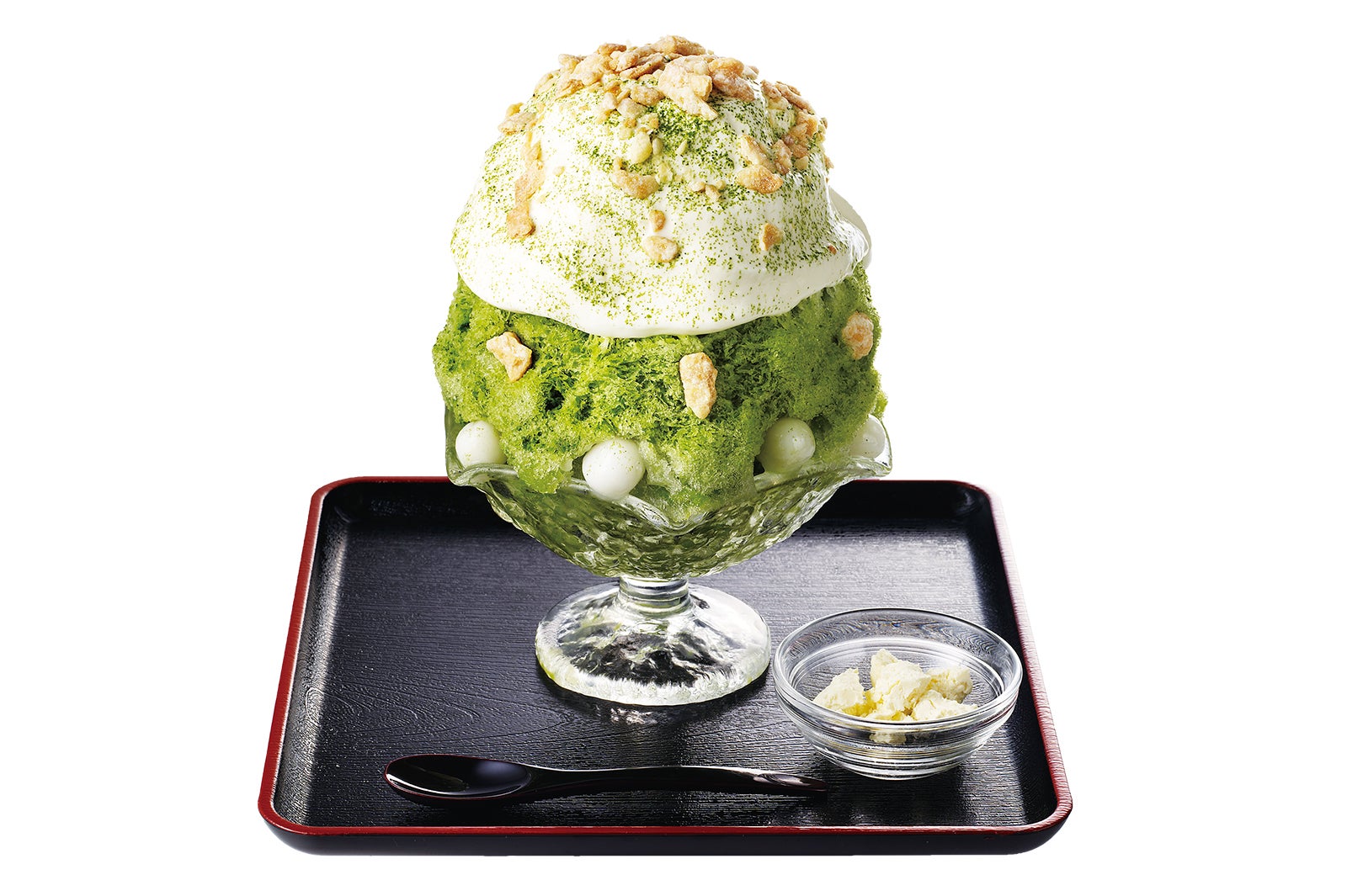 季節限定 チーズタルトかき氷‐宇治抹茶／画像提供：PABLO