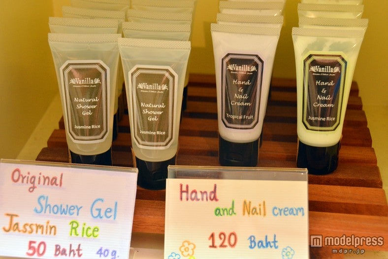 オリジナルスパグッズも50バーツからとお手頃