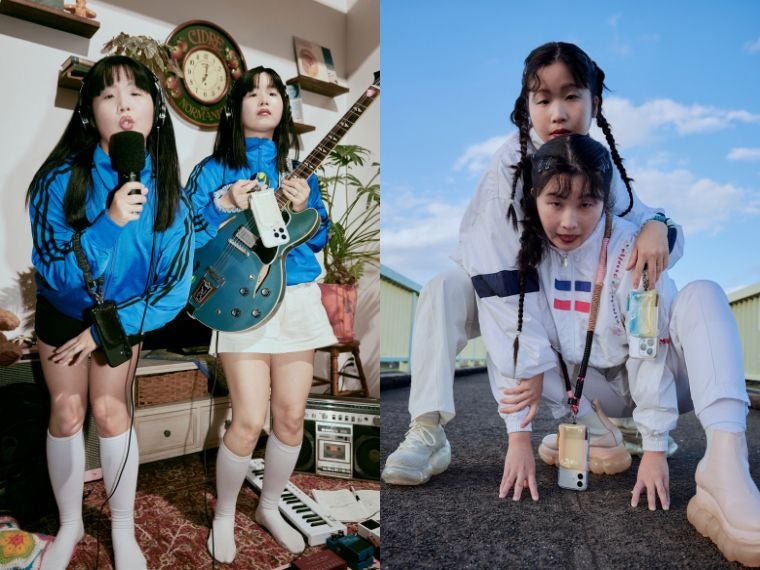 ガジェットアクセサリー「エーシーン」 元CHAIの双子ユニット「OKAME」と相互に発信