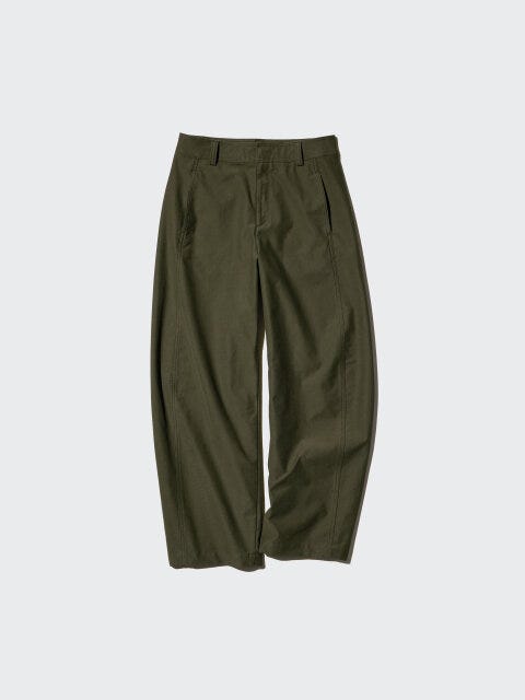 ジャージーバレルレッグパンツ 2025秋冬ユニクロ大人女性おすすめジャージーバレルレッグパンツ