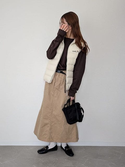 ダウンベスト コーデ ダウンベストコーデ3