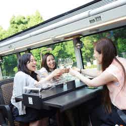 オープントップで開放的な景色を楽しめる/画像提供:WILLER