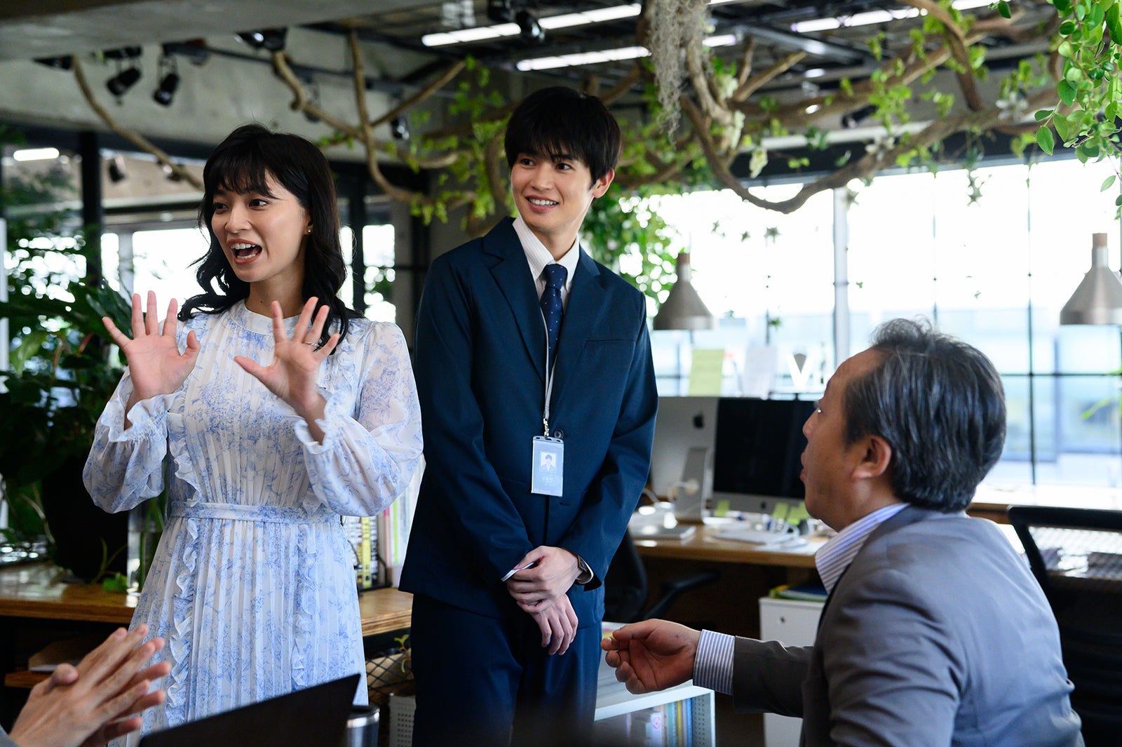 田中真琴、西垣匠「時をかけるな、恋人たち」第2話（C）カンテレ