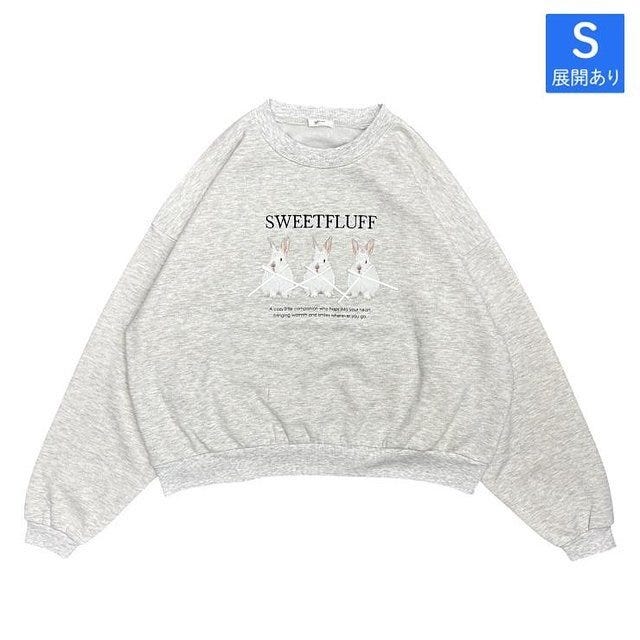 しまむら うさぎプリントプルオーバー(ちょこび) しまむらのうさぎプリントプルオーバー(ちょこび)