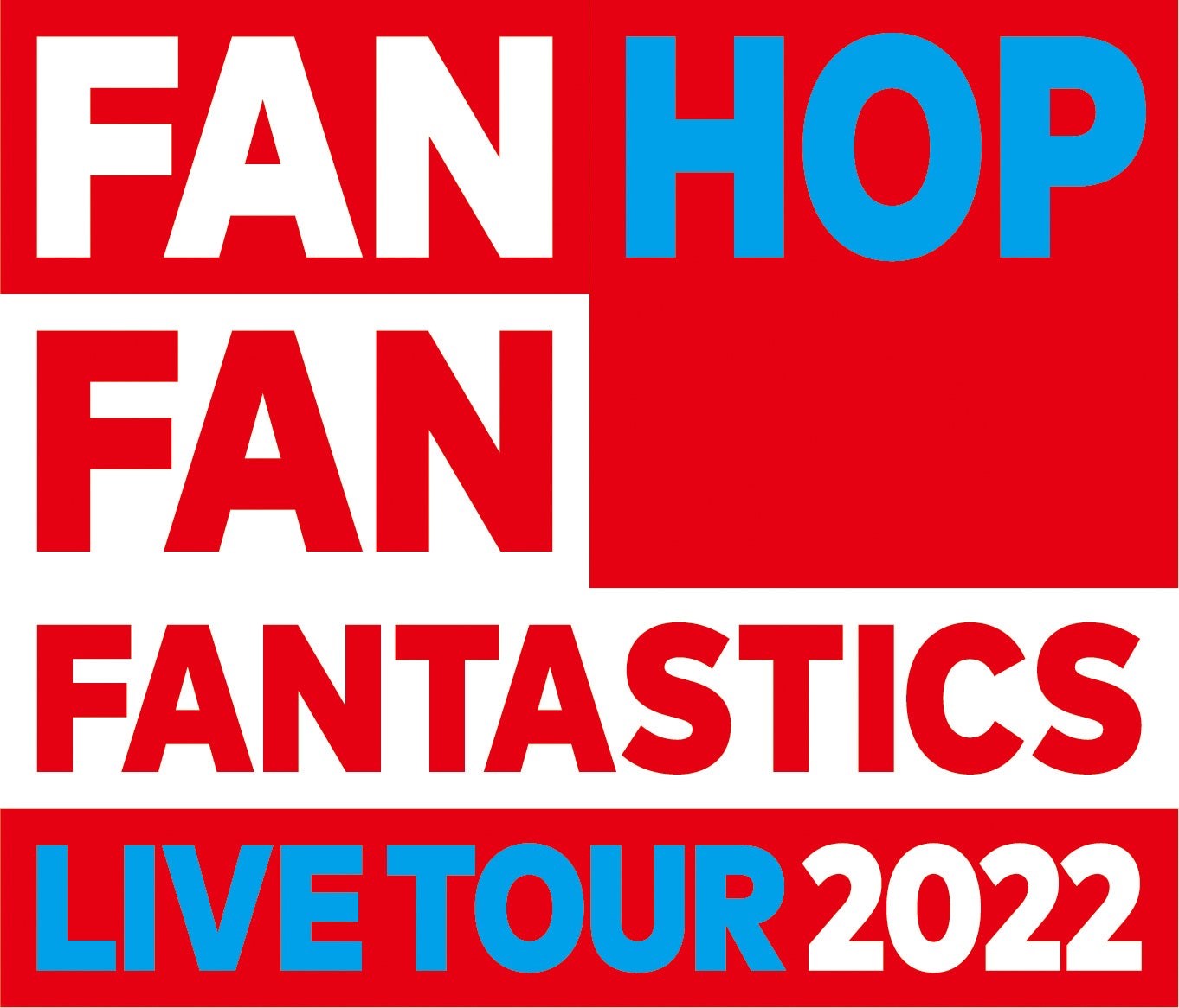 「FANTASTICS LIVE TOUR 2022 “FAN FAN HOP”」ロゴ（提供写真）