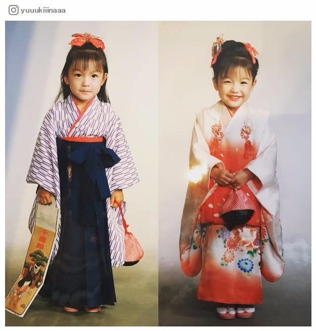 木下優樹菜の七五三写真/Instagramより