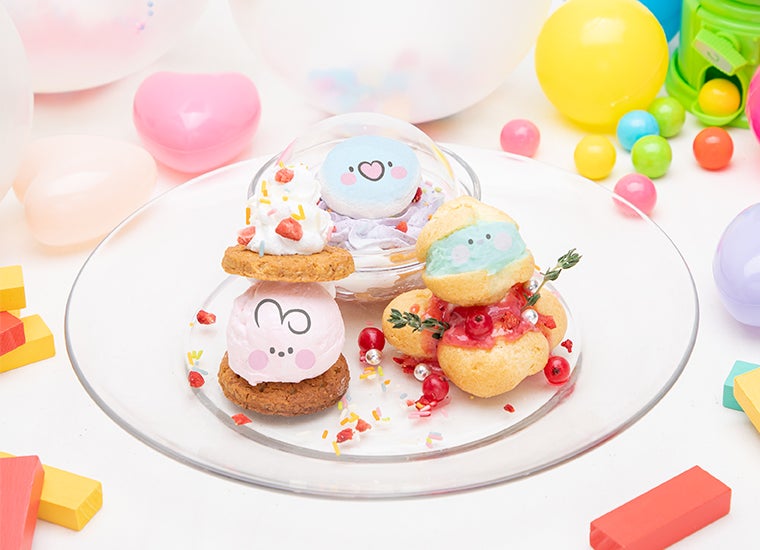 ぎゅむっと BT21 minini デザートプレート税込1,760円（C）BT21