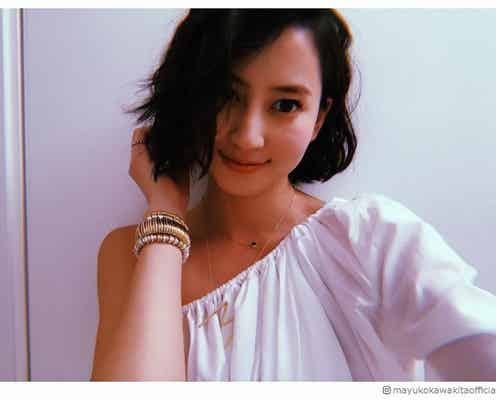 河北麻友子、髪バッサリ大幅イメチェン 人生初のショートカットに絶賛の声