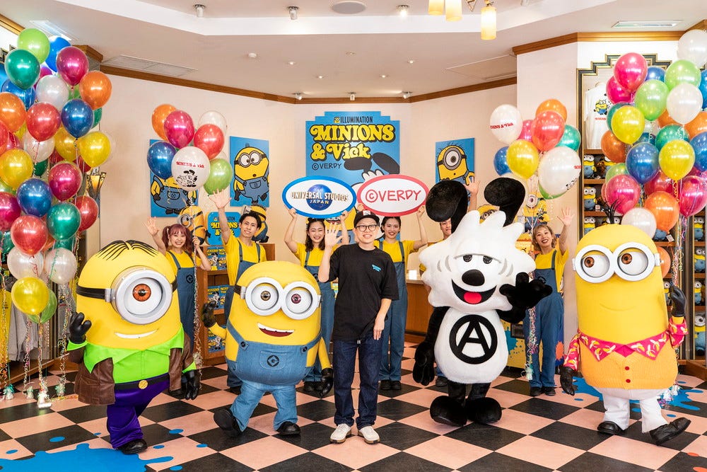 USJ、ミニオンズ×VERDYの限定コレクション「Minions×Vick」記念セレモニー開催