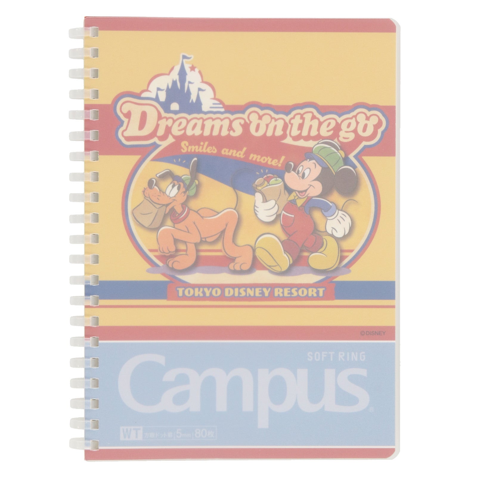 ノート〈ソフトリングノート〉¥1,200 （C）Disney