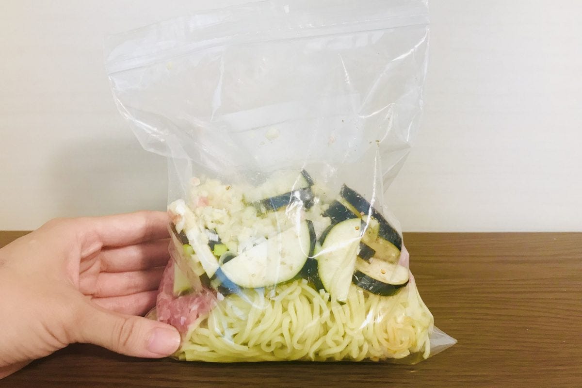 生姜なす焼きそば