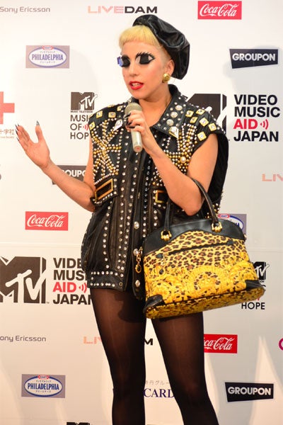 レディー・ガガ（「MTV VIDEO MUSIC AID JAPAN」記者会見より）