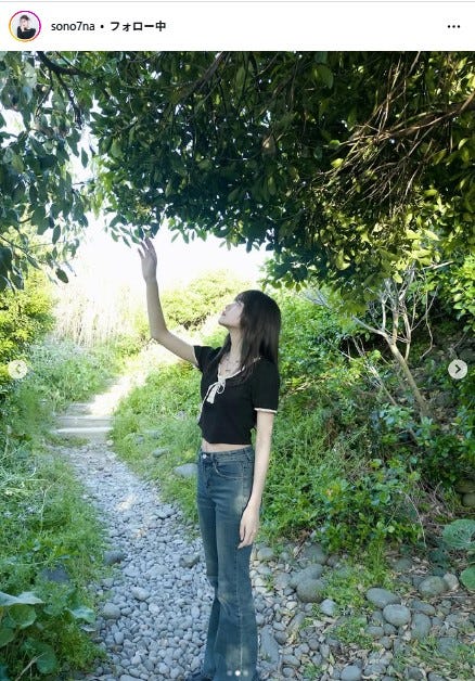 平松想乃Instagramより