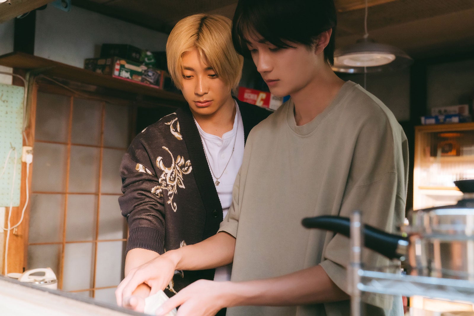 高松アロハ、山中柔太朗／場面写真より（C）映画「純愛上等！」製作委員会