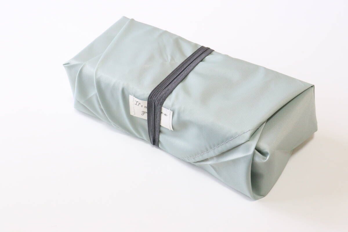 保温冷ランチクロス　スモーキーカラー　使用例