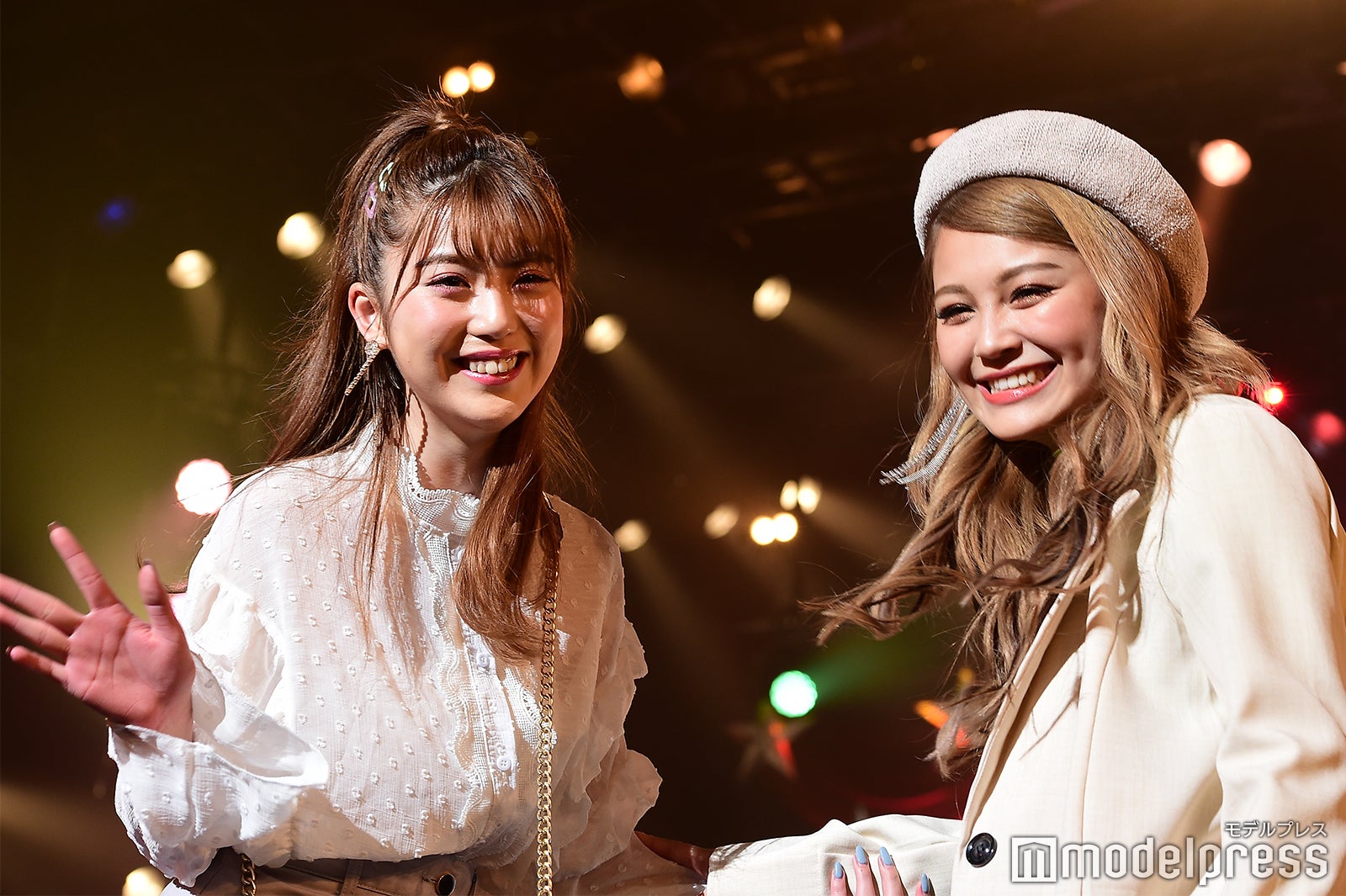 中野恵那（ちゃんえな）、土屋怜菜（れいぽよ）（C）モデルプレス