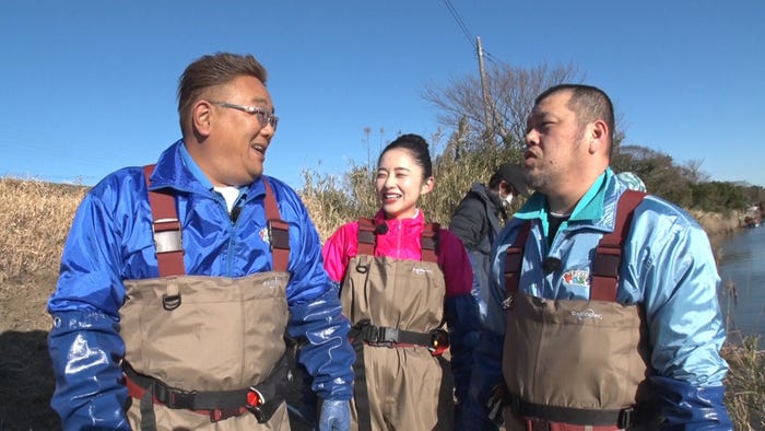 伊達みきお、堀田真由、くっきー!(C)フジテレビ