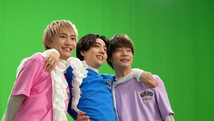 (左から)桜木雅哉、長野凌大、吉澤要人(C)フジテレビ