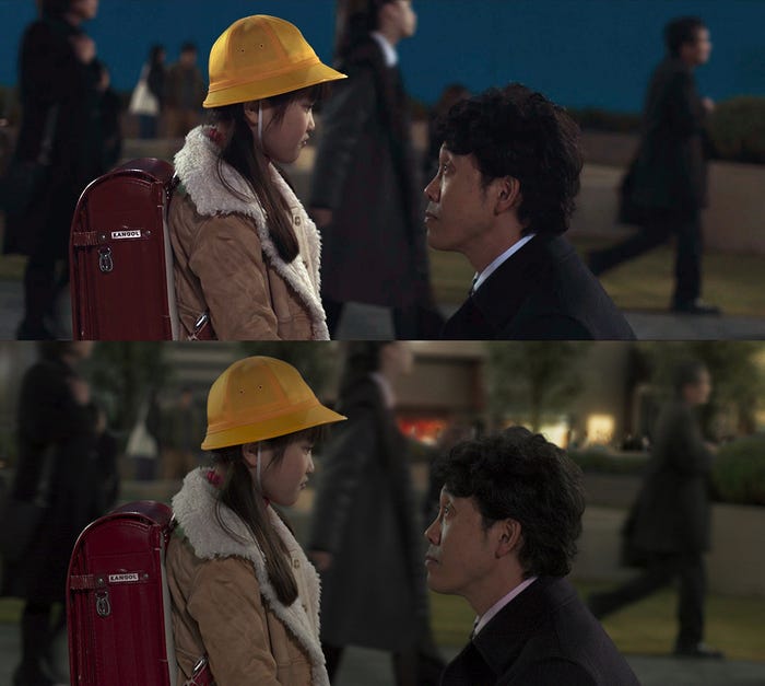 阿部久令亜、大泉洋/ビフォーアフター(C)2022「月の満ち欠け」製作委員会