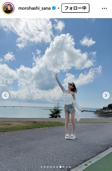 諸橋沙夏Instagramより