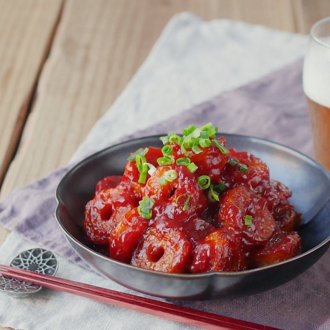 焼肉のたれで簡単。ちくわのチリソース和え
