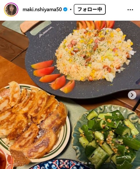 西山茉希Instagramより