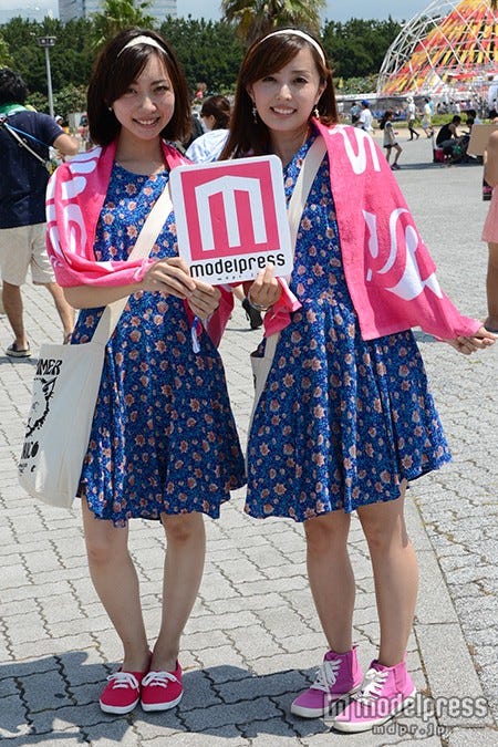 画像3 21 サマソニ 開幕 夏全開のフェスファッションで満喫 Summer Sonic 15来場者スナップ モデルプレス