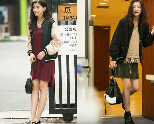 魅力的な女性に!ブルゾンで作る“甘辛コーデ”