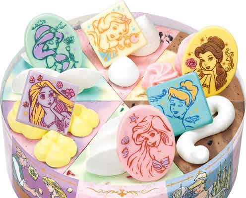 サーティワン新作「ディズニープリンセス / パレット6」ラプンツェルら6人をイメージしたアイスケーキ
