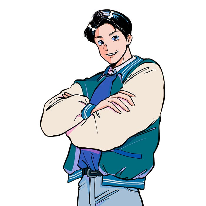 登場芸人をイラスト化(C)テレビ東京