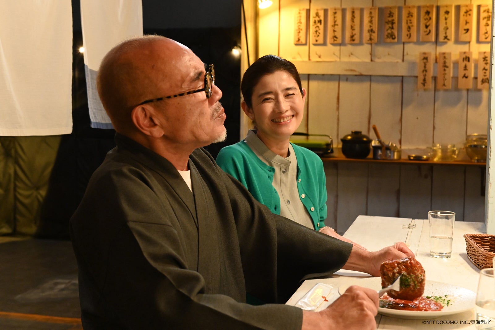 竹中直人、石田ひかり（C）NTT DOCOMO，INC.／東海テレビ