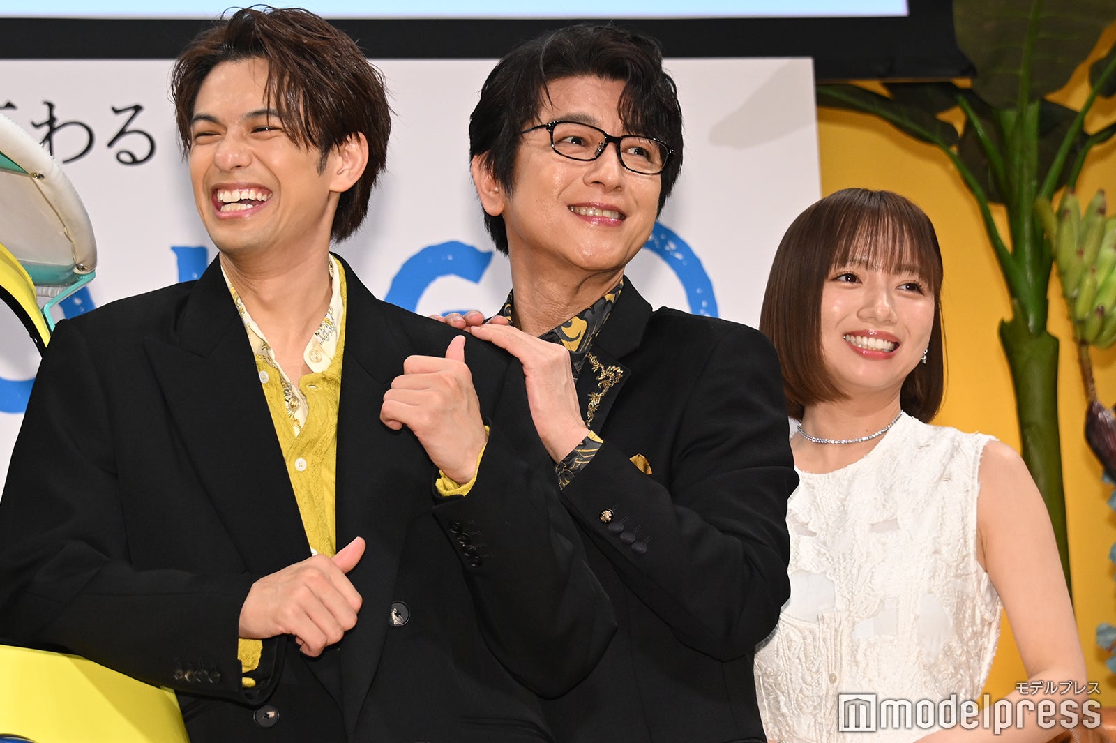 森崎ウィン、及川光博、齊藤京子（C）モデルプレス