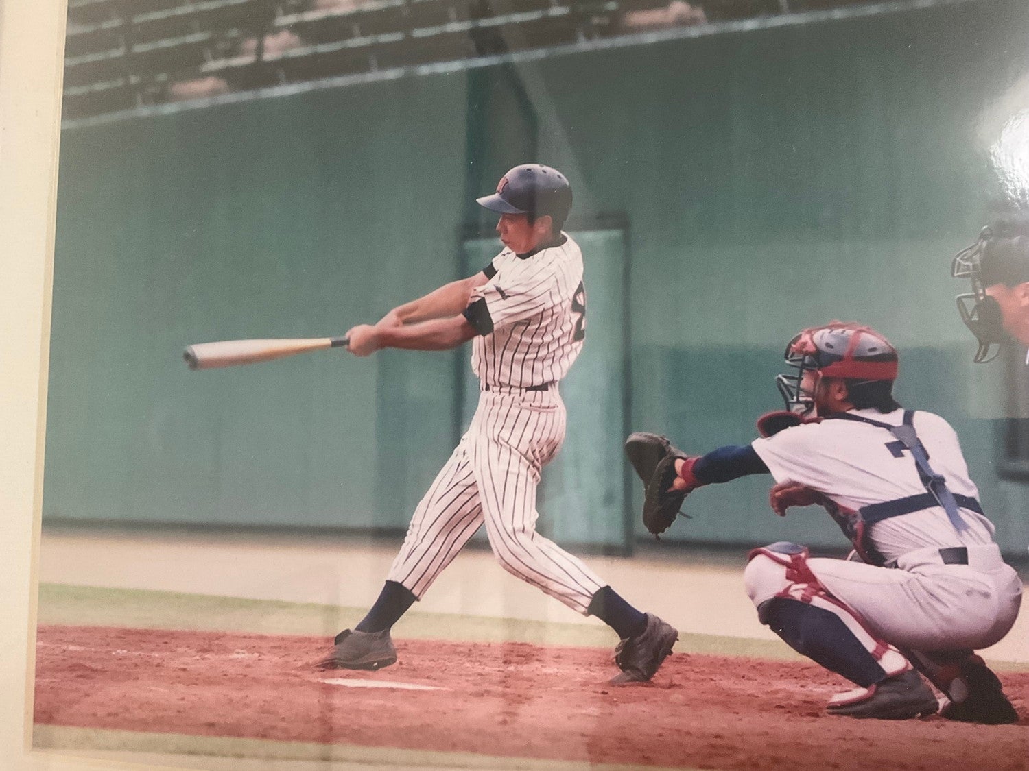 田尾耕太郎氏の大学野球部時代（提供画像）