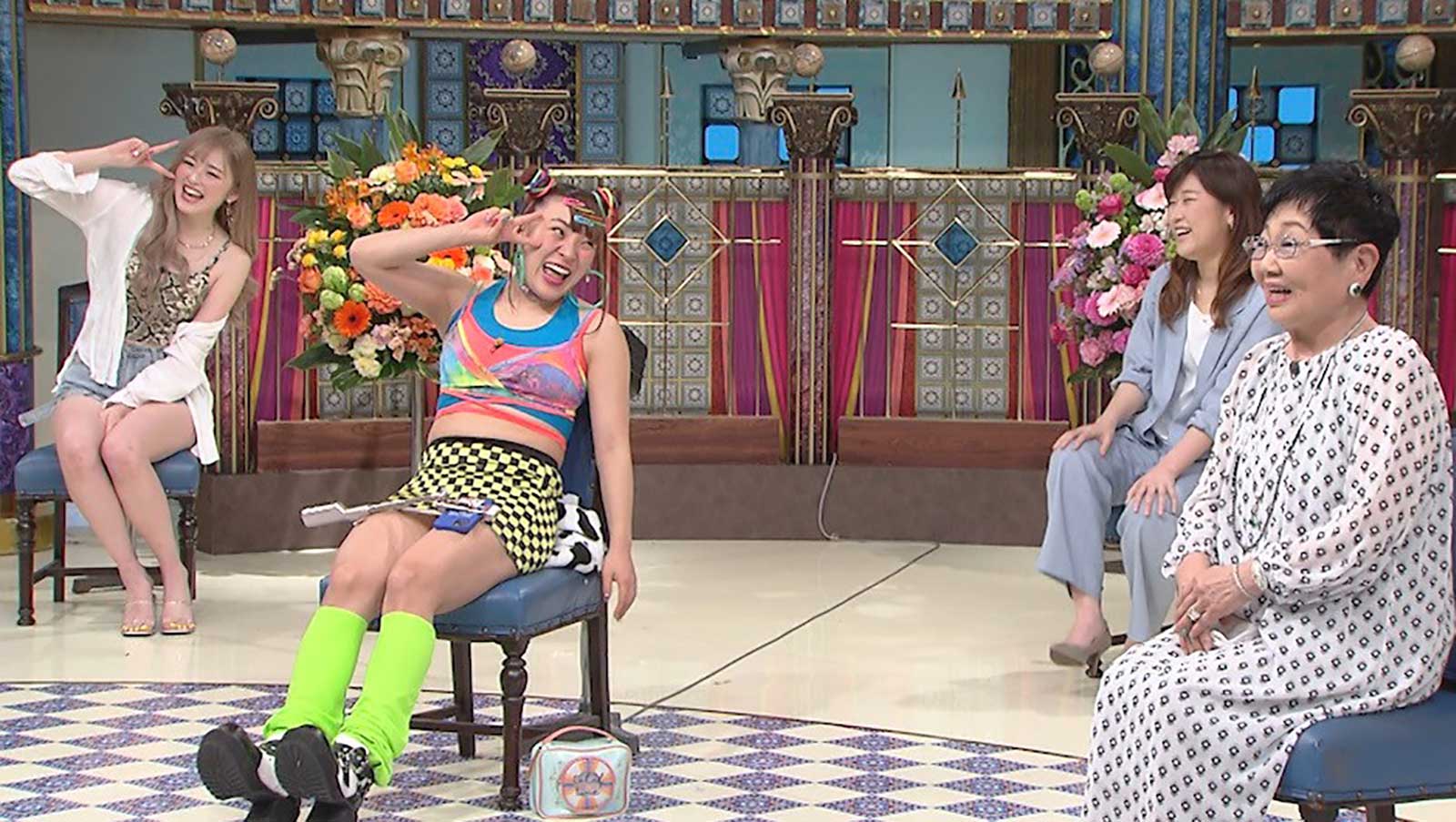 ゆうちゃみ、フワちゃん、ヒコロヒー、泉ピン子 （C）日本テレビ