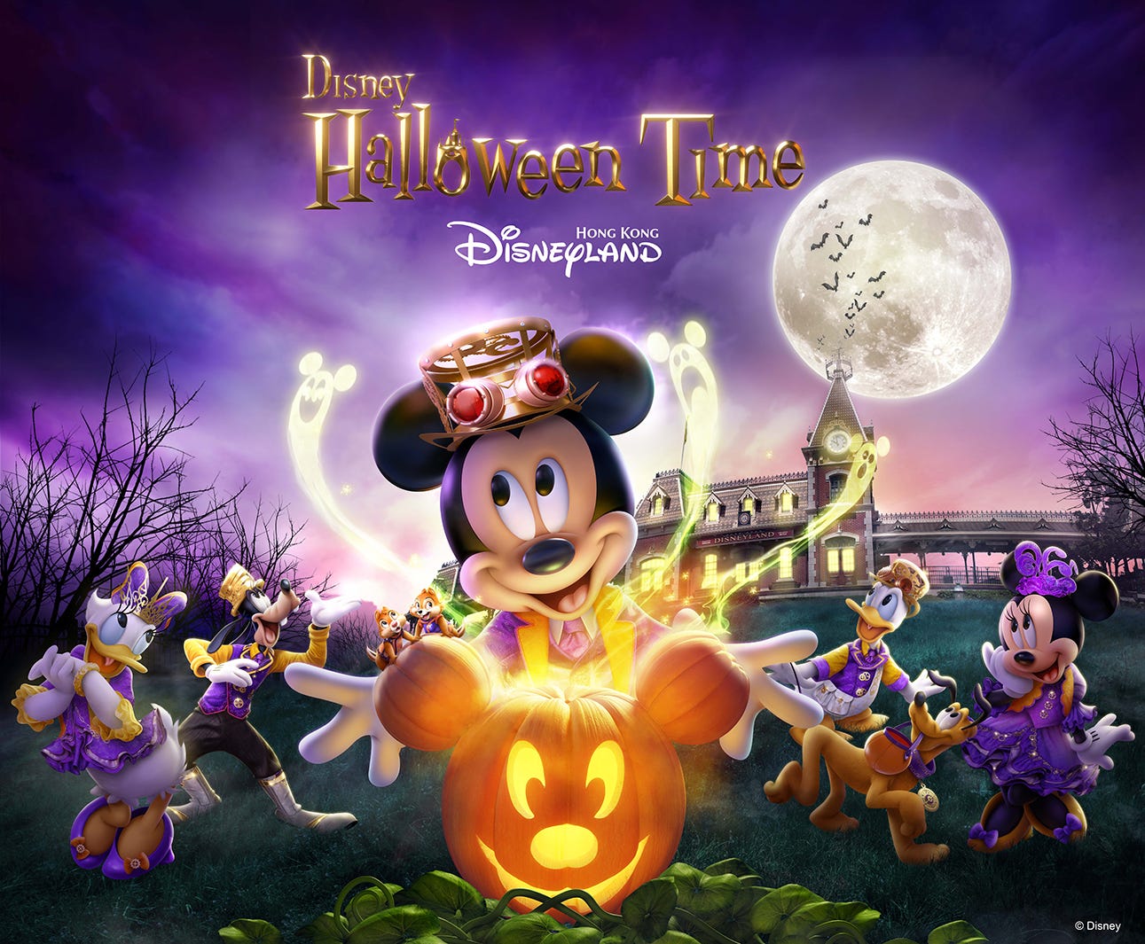 香港ディズニー「ディズニー・ハロウィーン・タイム」悪名高きヴィランズの新ミュージカル・ショー披露