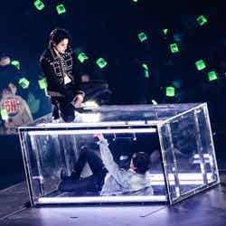 ジェノ、ヘチャン「NCT DREAM TOUR ‘THE DREAM SHOW2：In A DREAM’」京セラドーム大阪公演より（C）田中聖太郎事務所