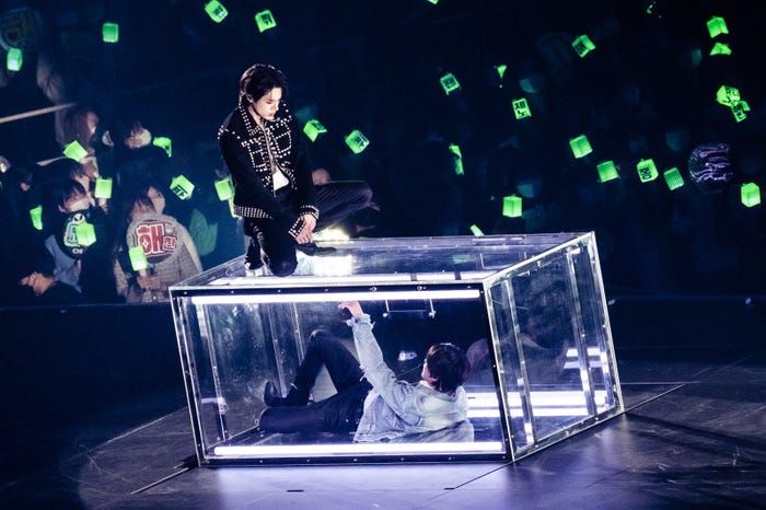 ジェノ、ヘチャン「NCT DREAM TOUR ‘THE DREAM SHOW2:In A DREAM’」京セラドーム大阪公演より(C)田中聖太郎事務所
