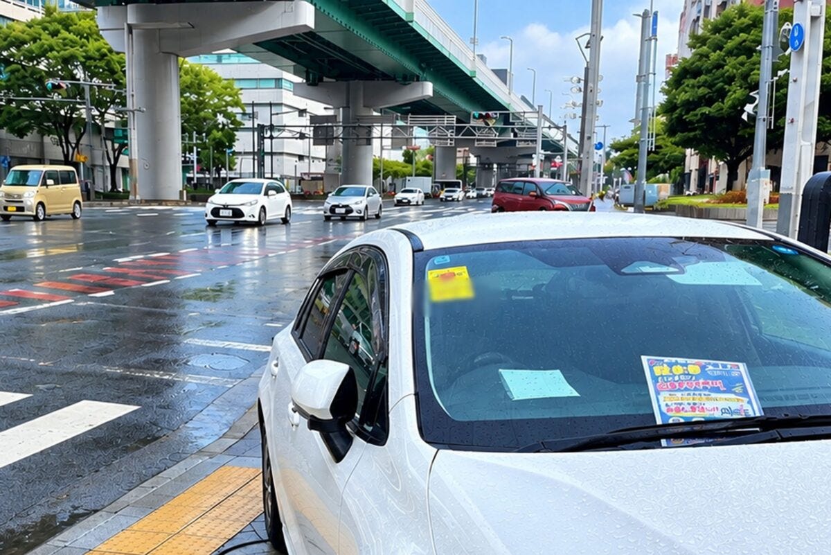豪雨翌日の名古屋