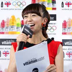 「ロンドンオリンピック応援グラソー ラウンジ」オープニングイベントに出席した福田萌