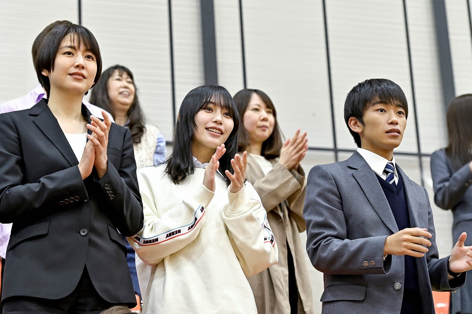 長澤まさみ、南沙良、加藤清史郎「ドラゴン桜」第2話より（C）TBS