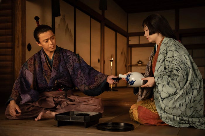 小栗旬、宮﨑あおい「豊臣兄弟!」第3話(C)NHK